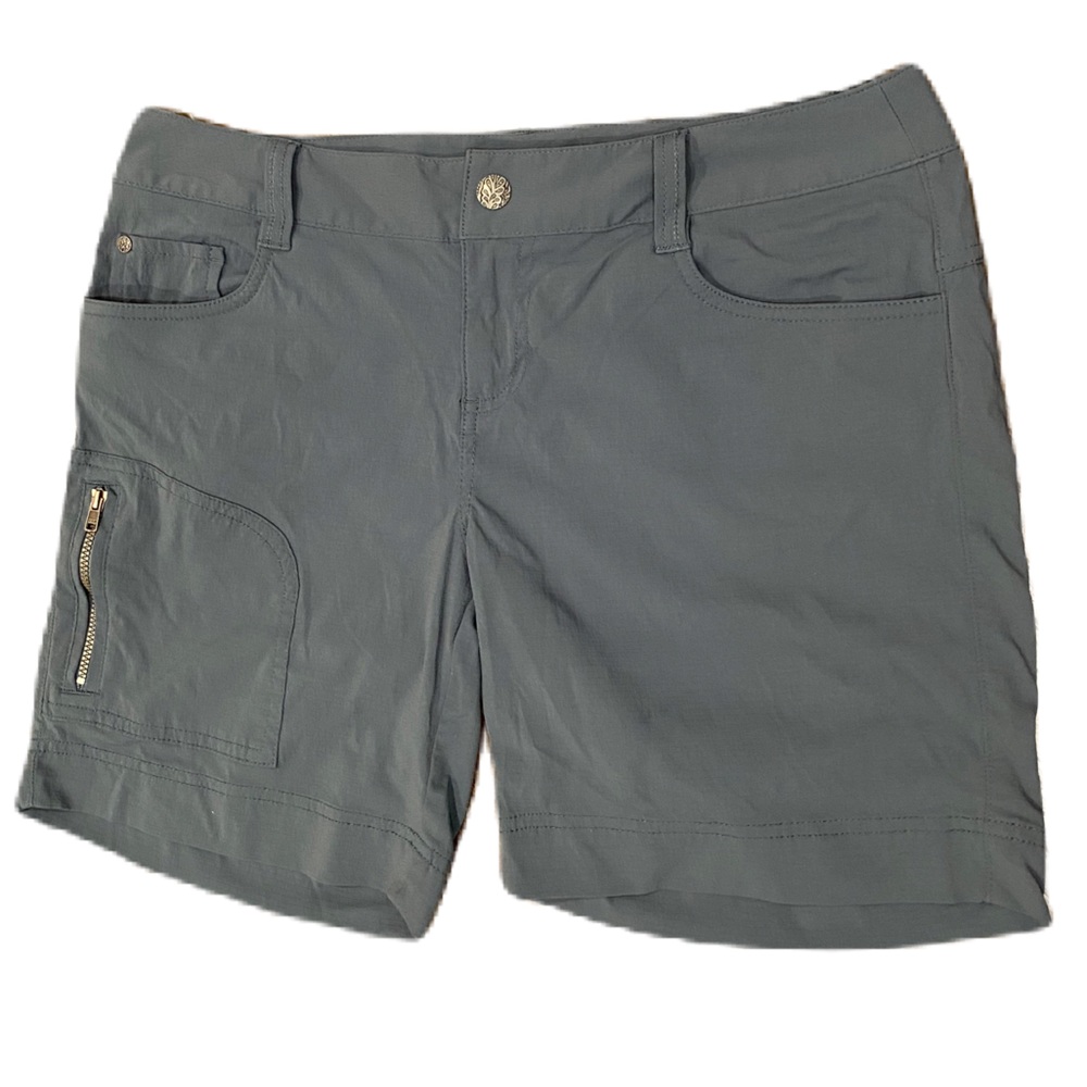 Prana blue nylon blend shorts size 6